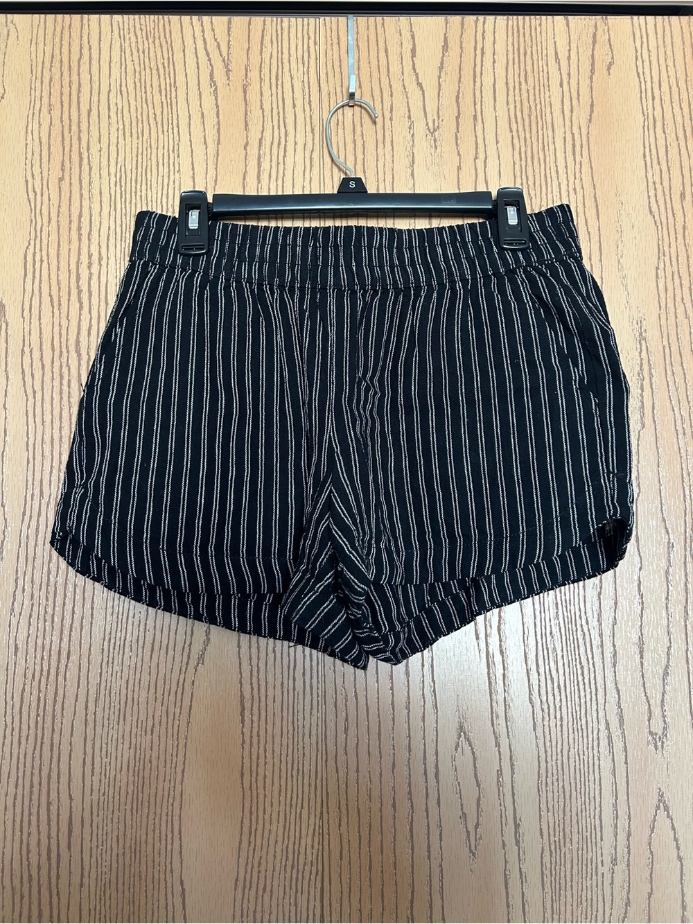 Maurices Black Striped Women's Shorts